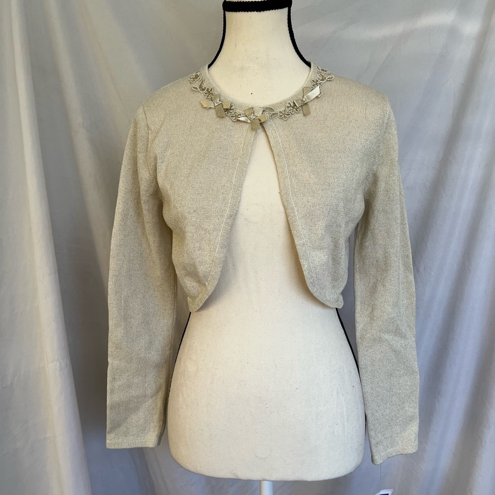 coquette cream cardigan 🕊️